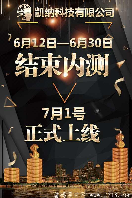 【凯纳科技】今日公测无需验证  天眼可查，安全、稳定、简单。