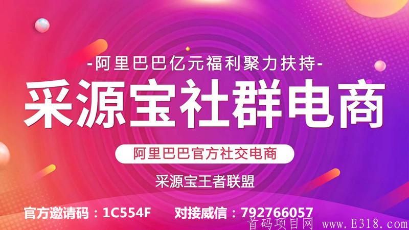 采源宝拼团社交已上线，0元撬动百万