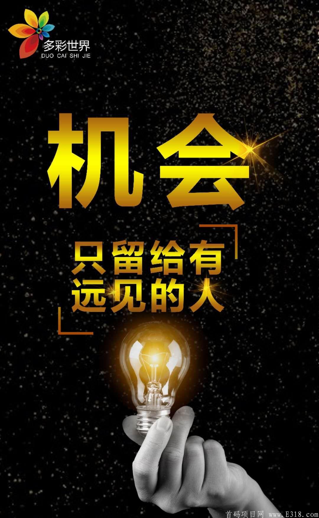 【多彩世界】8月即将火爆全国项目，内排对接，排线加扶持政策