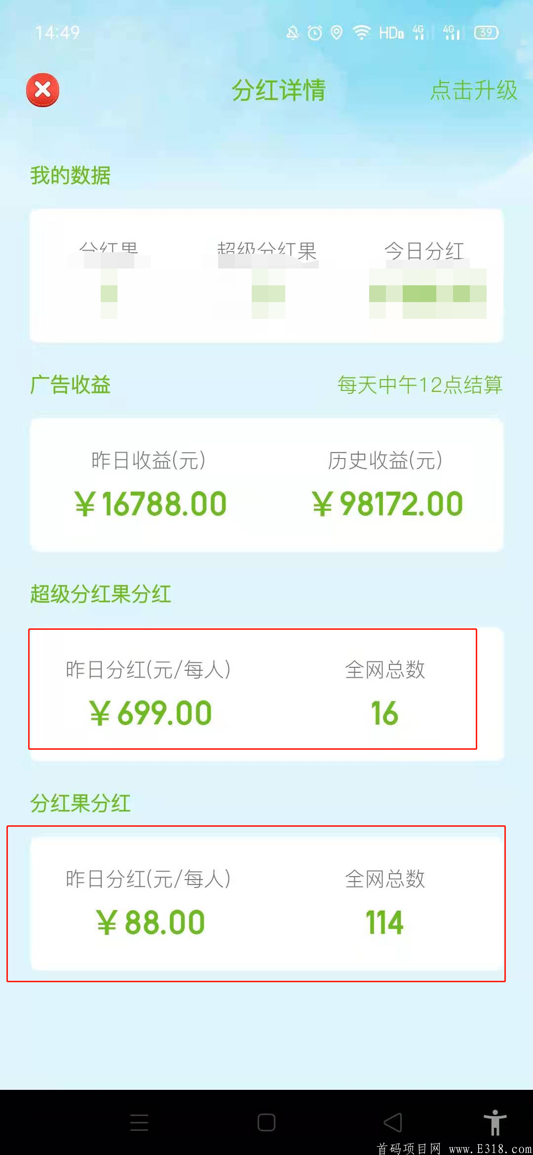 首码项目【疯狂果园】对接团队长有扶持每天分红，无充值接口！