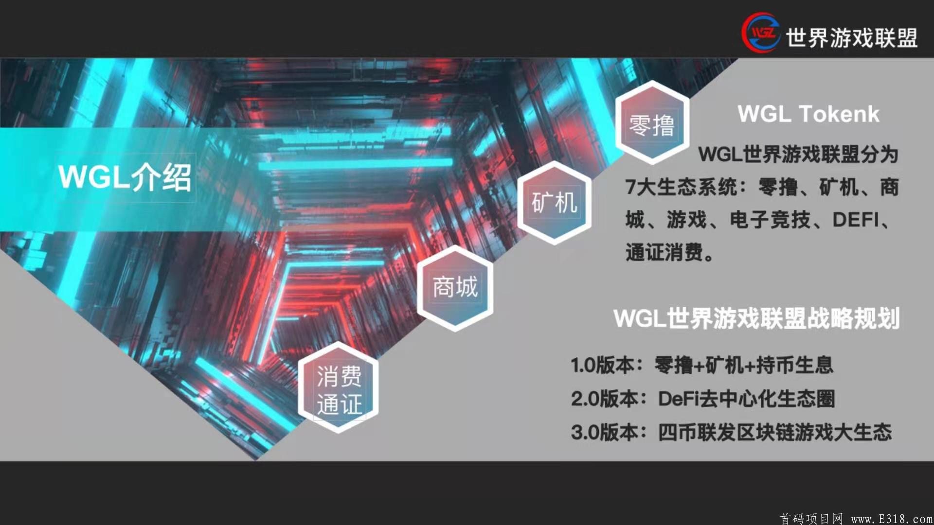 首码WGL世界游戏联盟：第二个好玩吧 每天单边上涨0.15 简单免费sm送一台kuang机 