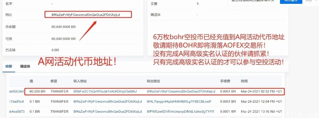 波尔（BOHR）公链：手机挖对接A网空投