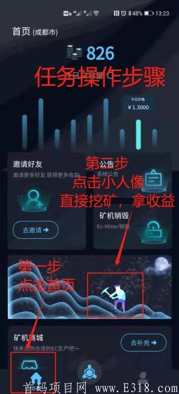 EC公链拉新活动最后一天，四月中旬上交易所，未来币值几百一枚