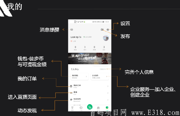 预热项目【徒步运动APP】，锁粉伊始，25号正式上线！只要运动就有钱赚的运动APP，每天根据微信运动的步数去兑换金币,金币兑换钱或和商品……