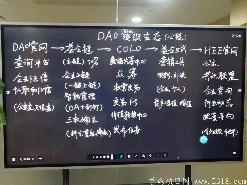 DAO超级生态系统（公链），国内第一家区块链试点企业，拥有第二国内第二张数字交易所牌照，5.20博鳌论坛首推项目。