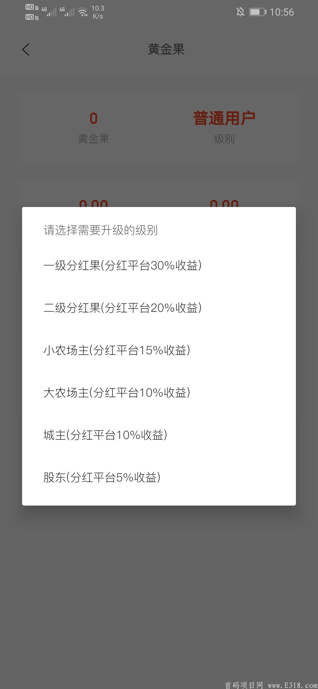内测首码 购物返利，黄金果分红，分红果自由交易