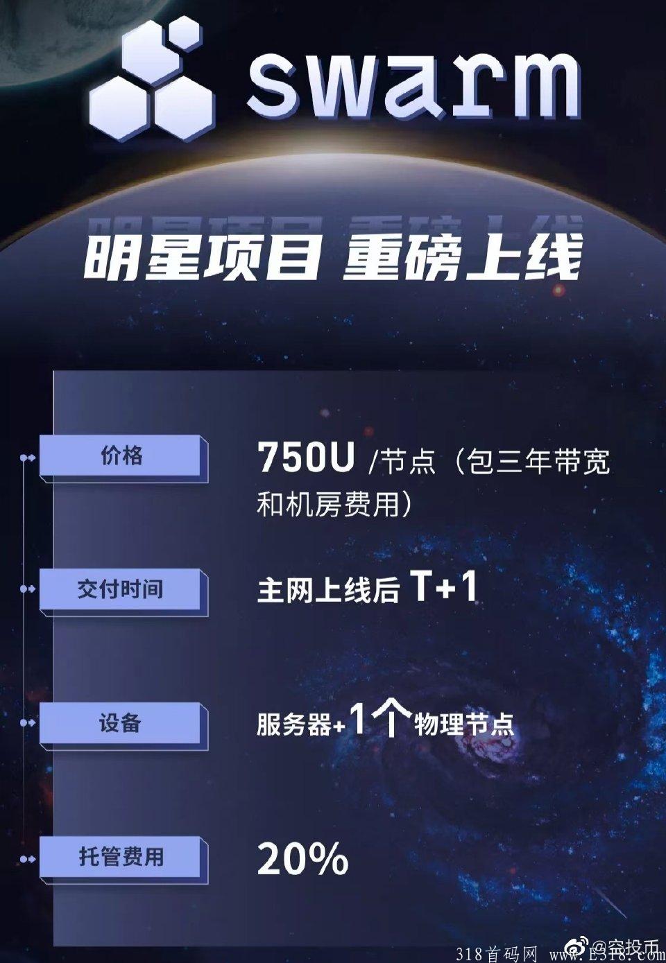 V神项目BZZ，未来价格1000u，现在一个节点只需800u，产币3年