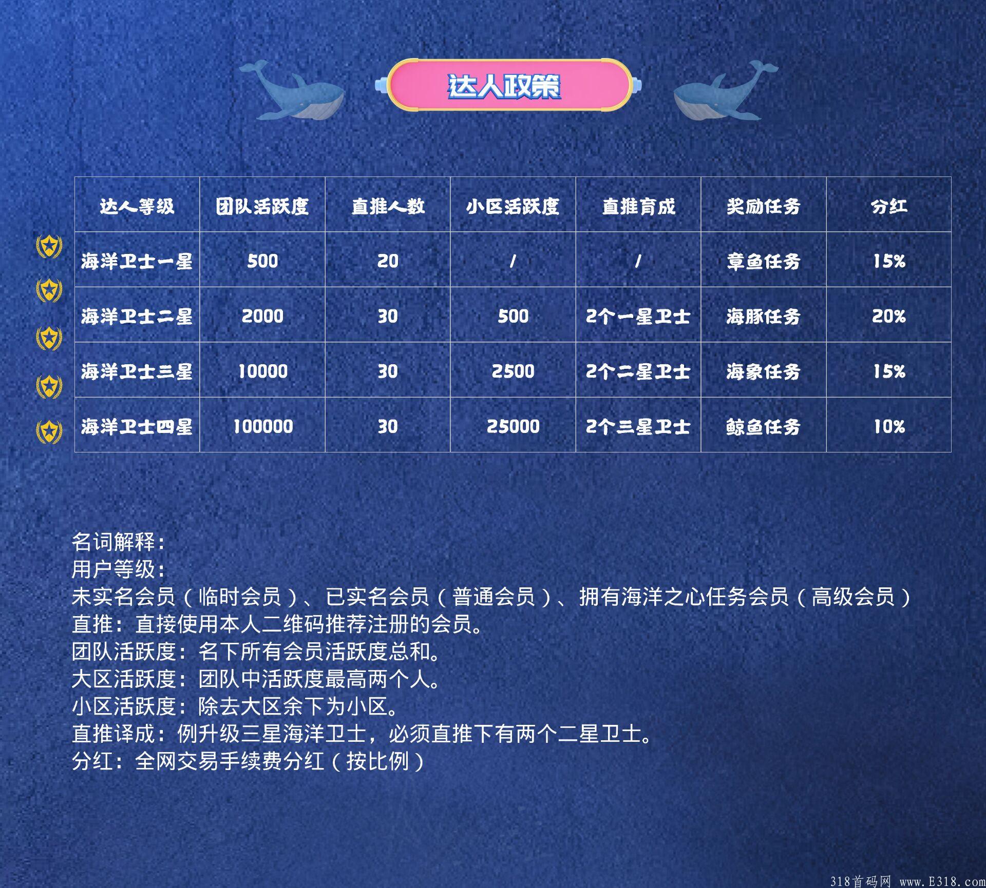 海洋之星，二级海龟复投一次，佣金15