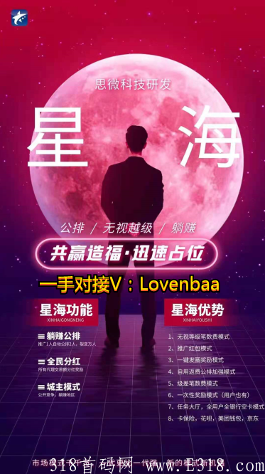 星海5.0公排模式开启，公排＋私排=躺赢，星海首码对接团队长