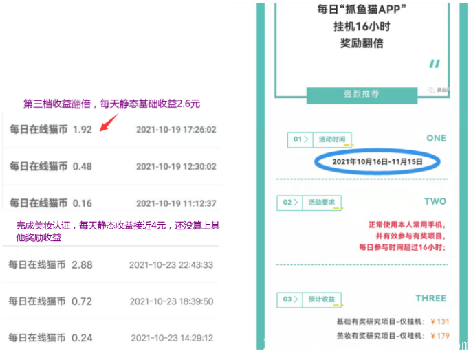 抓鱼猫挂机靠谱吗？稳定超200天限时活动每天收益4-5元操作攻略