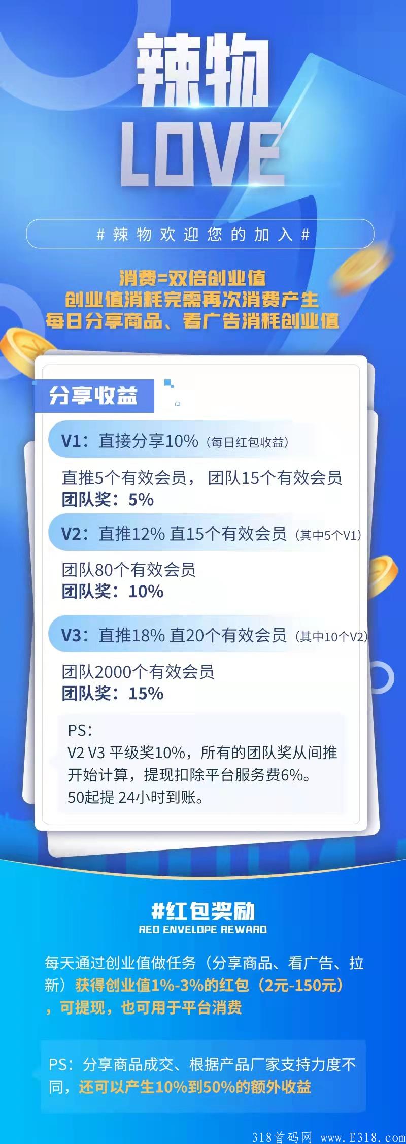 辣物广告电商平台，现在火爆预热中，享受内排V3最高级别