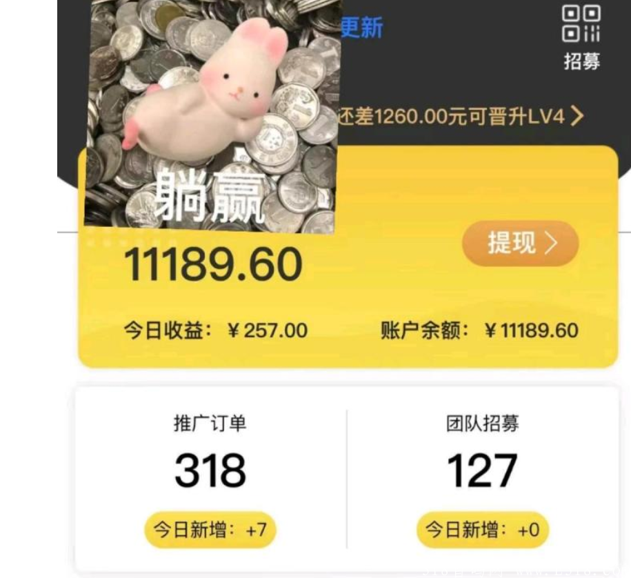 大王卡无限推招募合伙人，拉新一人得70元，享3代收益。