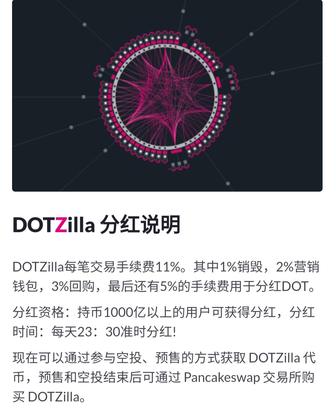 DOTZilla一个黑k与资本的结合，没撸空投的冲冲冲！