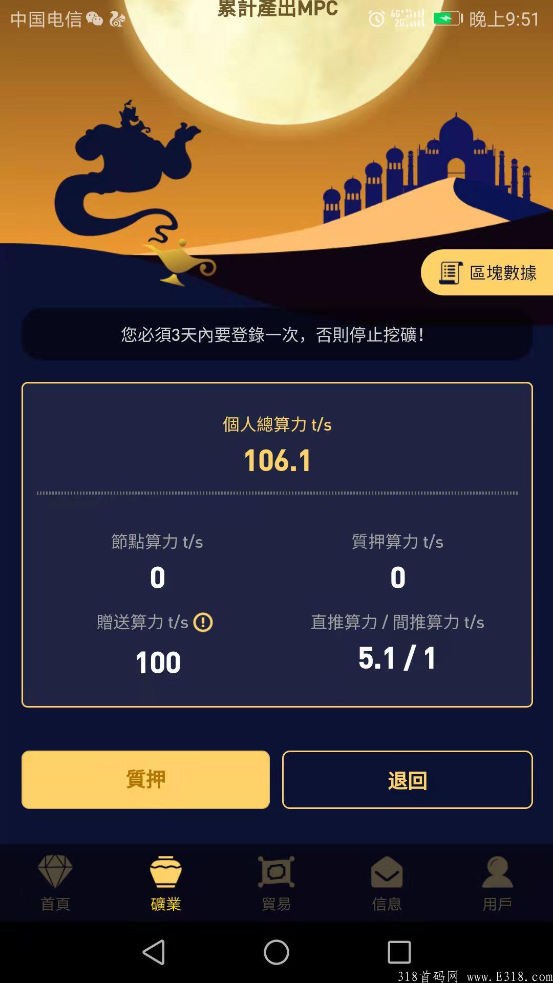 国外项目:MPC神灯,首码零撸