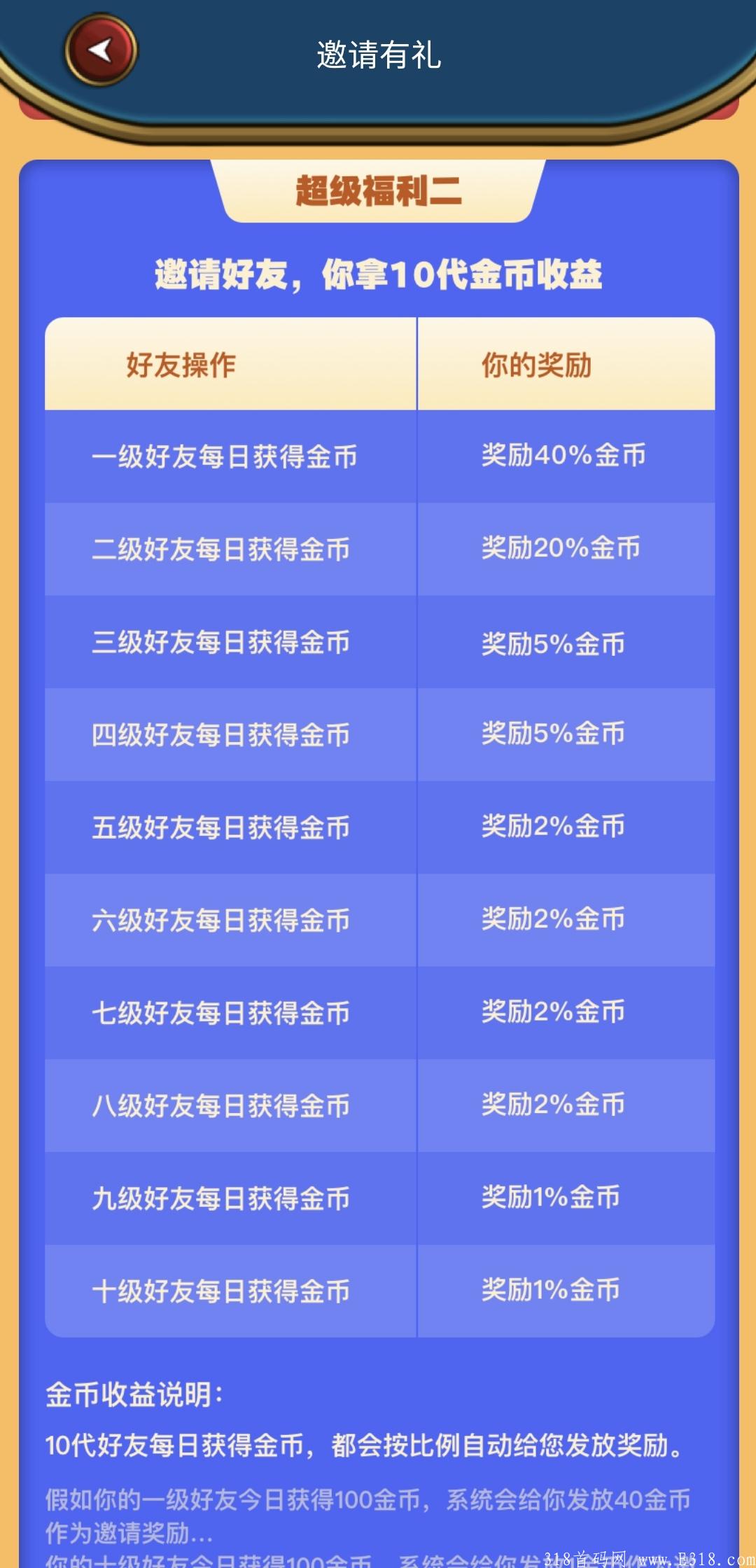 首发首码~最强零撸游戏！10代收益，我的城堡~