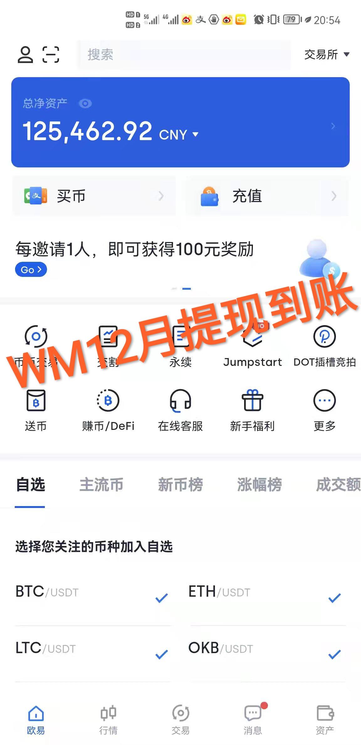 WM环保红利（含12月份会员提现充值）