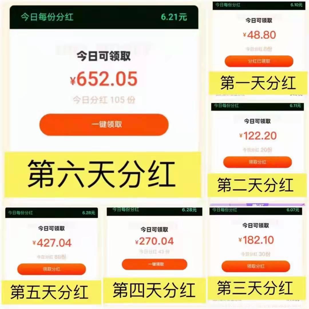 2022新项目省钱小卖部分红领不停 每天永久分红6元，早上车早吃肉！