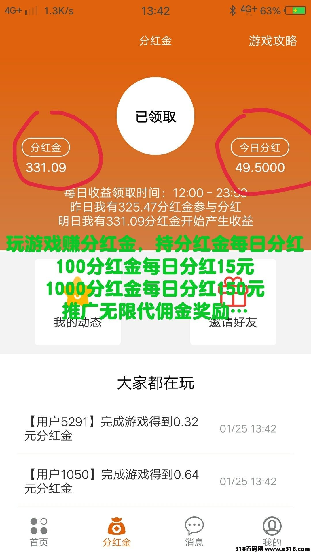 暴力分红项目