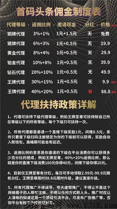 新出“首码头条”，项目推广，暴力引流，0撸界天花板