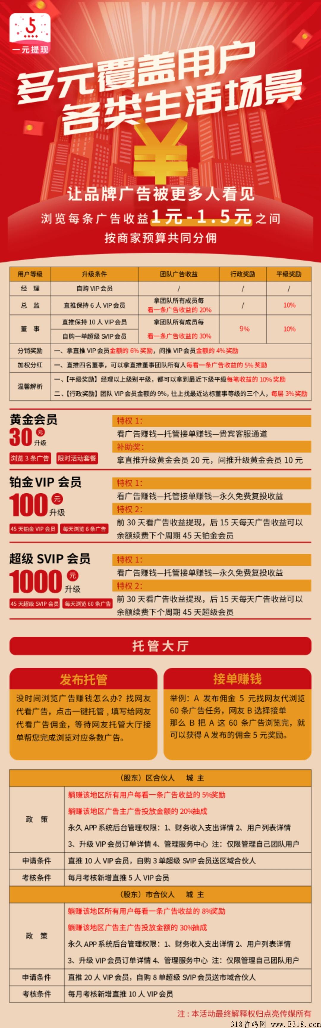 首码点亮传媒，对接团队，团队无限代收益