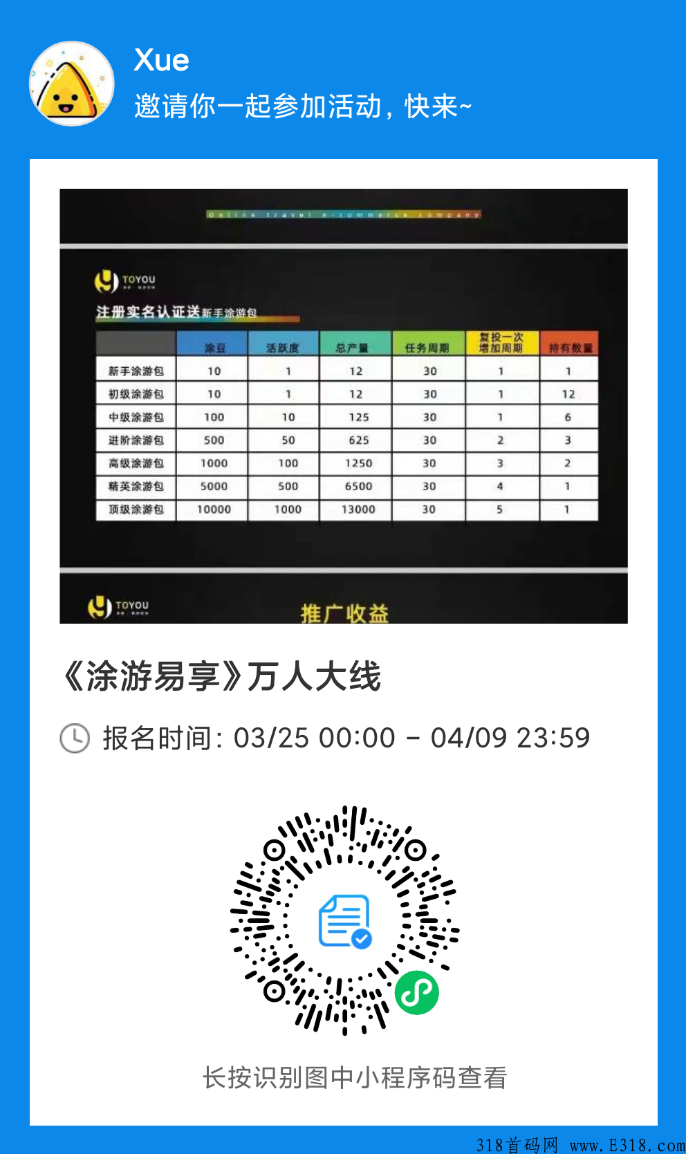 《涂游易享》排线万人大线，注册就送新手礼包