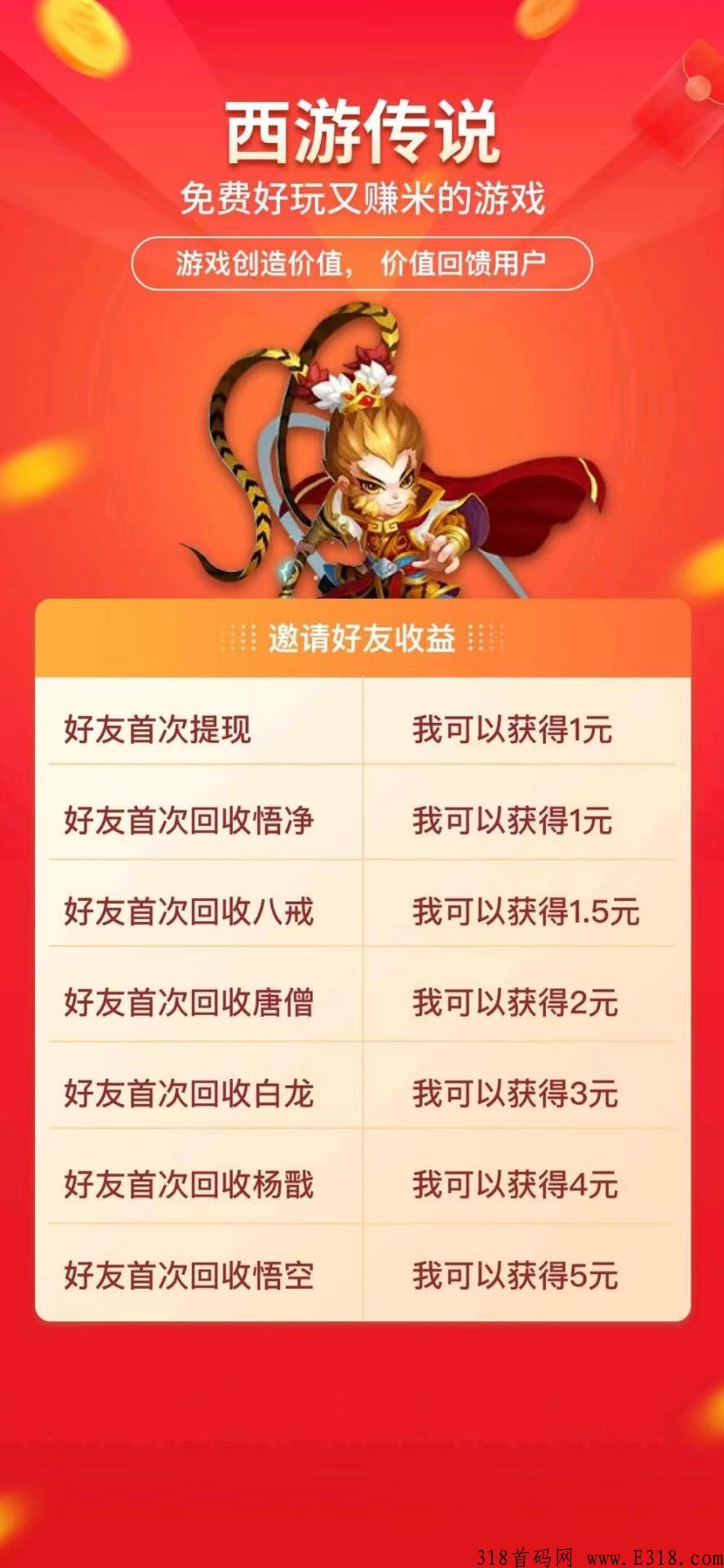 西游传说明天12.00首码，0撸，收益多多，人人吃肉，大型史诗巨作，撸boss必爆神装！