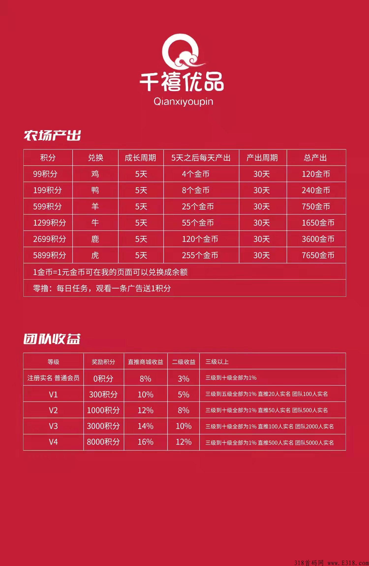 千禧优品，首码项目，模式新颖！无泡沫！长久稳定！对接团队长！