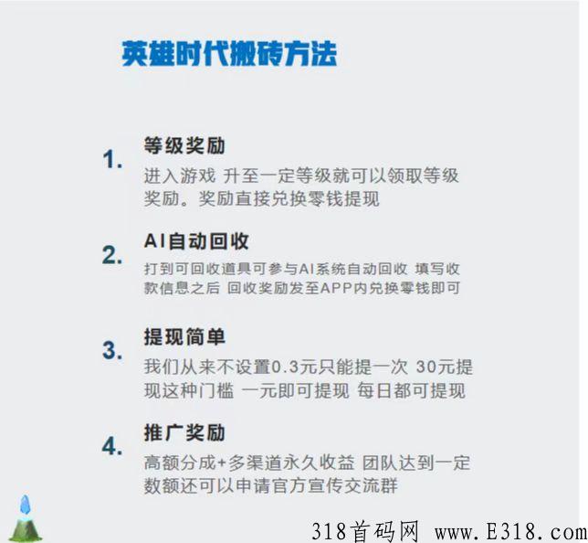 20号全网首码，英雄时代国际版，手游搬砖，全新制作