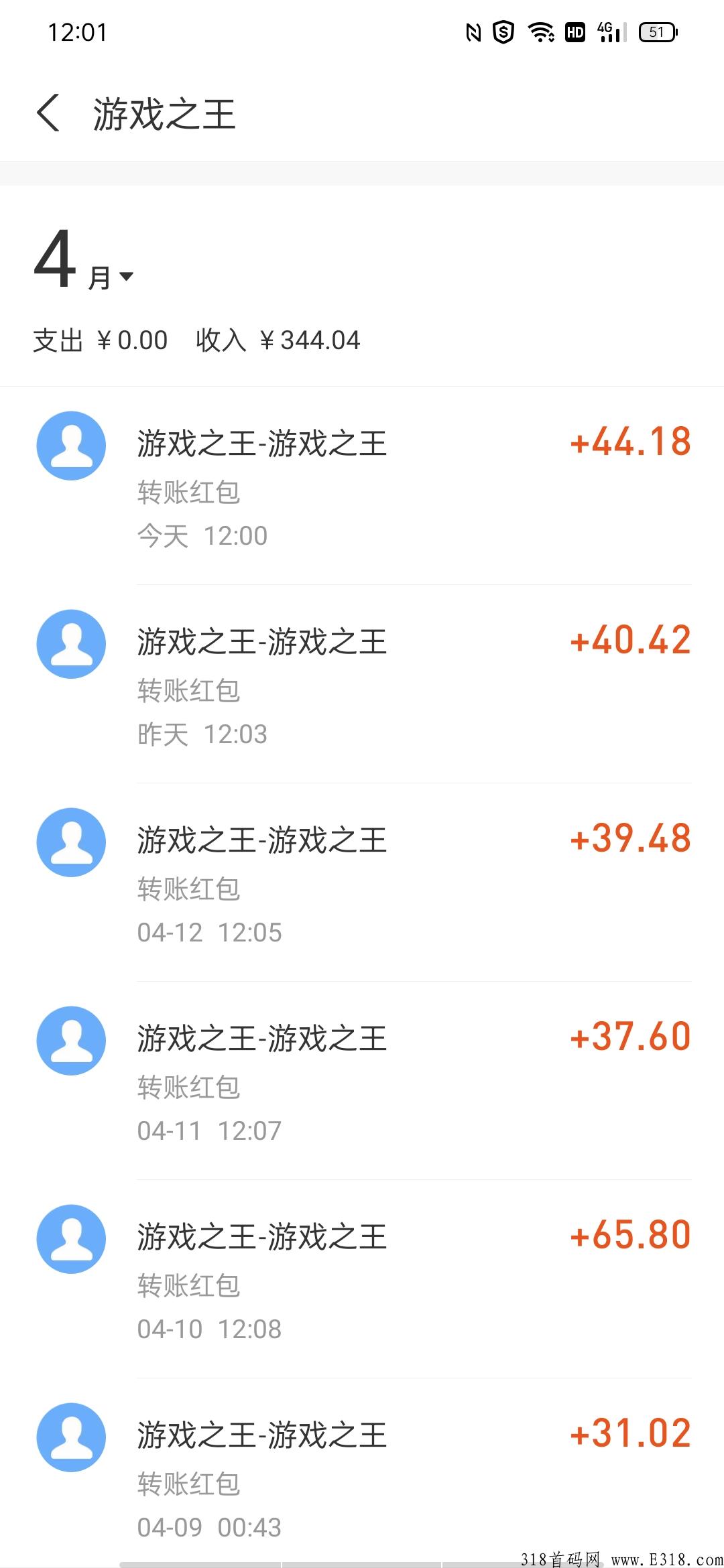 最好的零撸项目（游戏之王）非常稳定每天准时分奖励