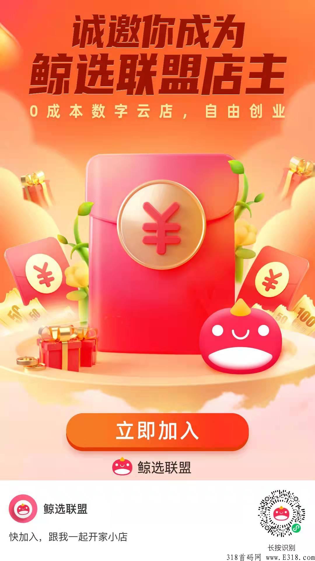 鲸选联盟店主内测首码