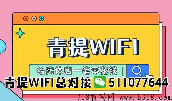 青提wifi代理商推广怎么代理，是哪个公司的项目？