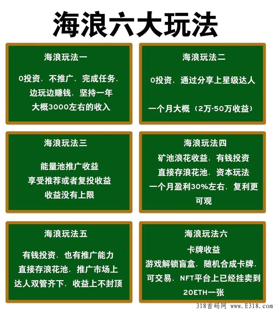 海浪，收益高于一般项目，加我领3元红包