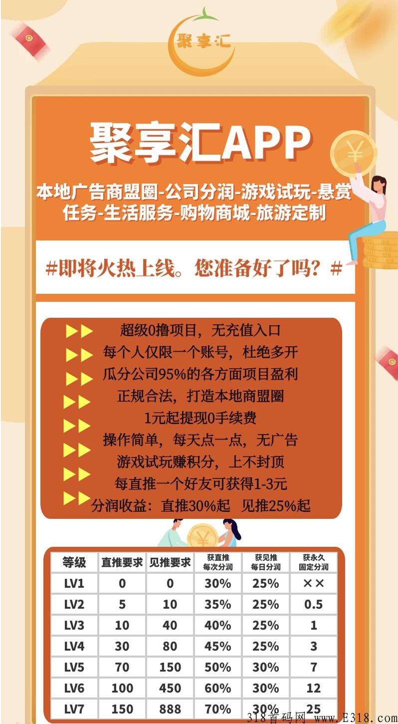 聚享汇，即将火爆全网，个个板块都可以赚钱