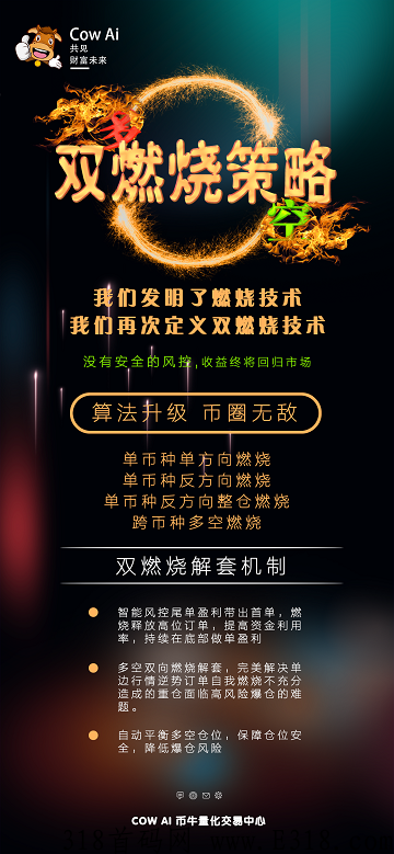 币牛量化，即将上线，双燃烧策略