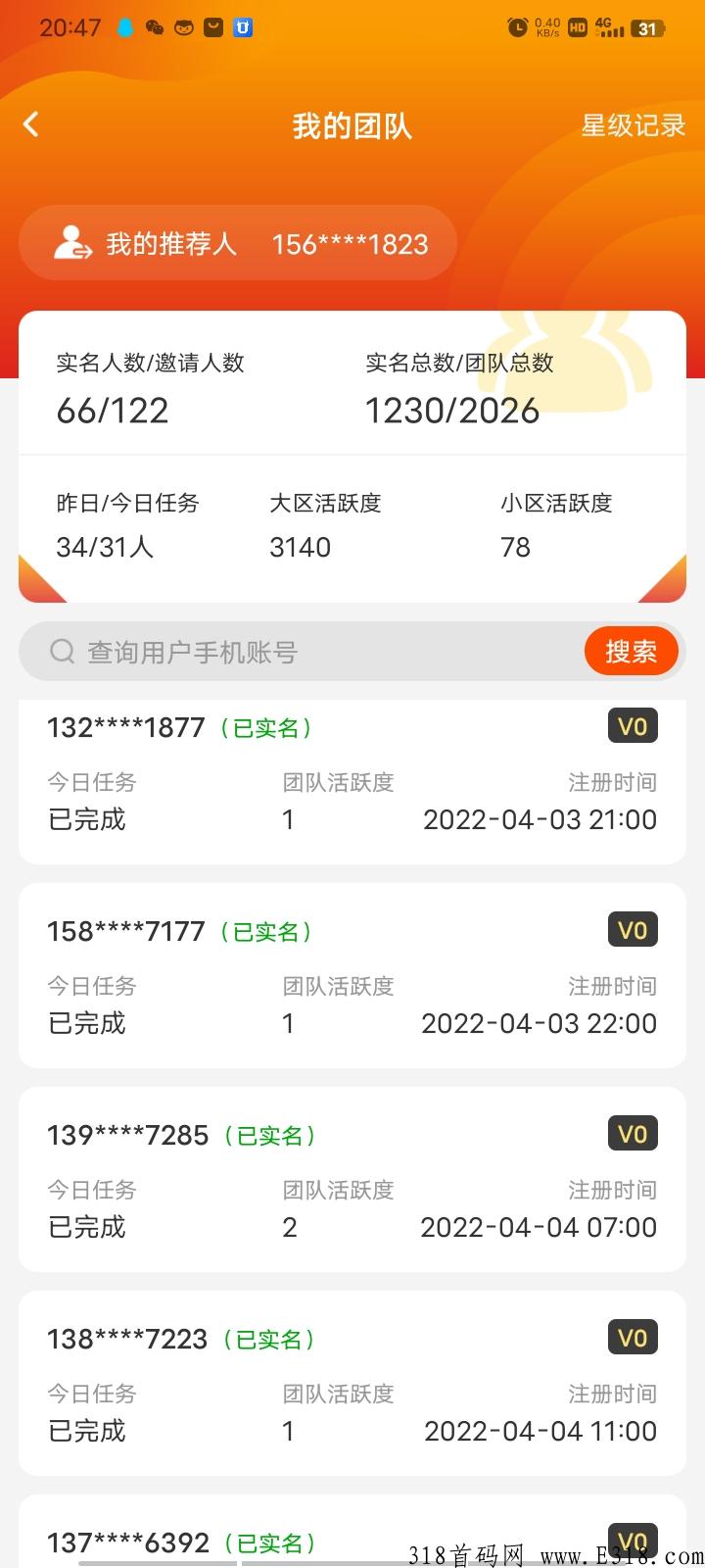 每日乡村app：已开通积分转赠，注册继续扶持，够星级条件直接送任务包