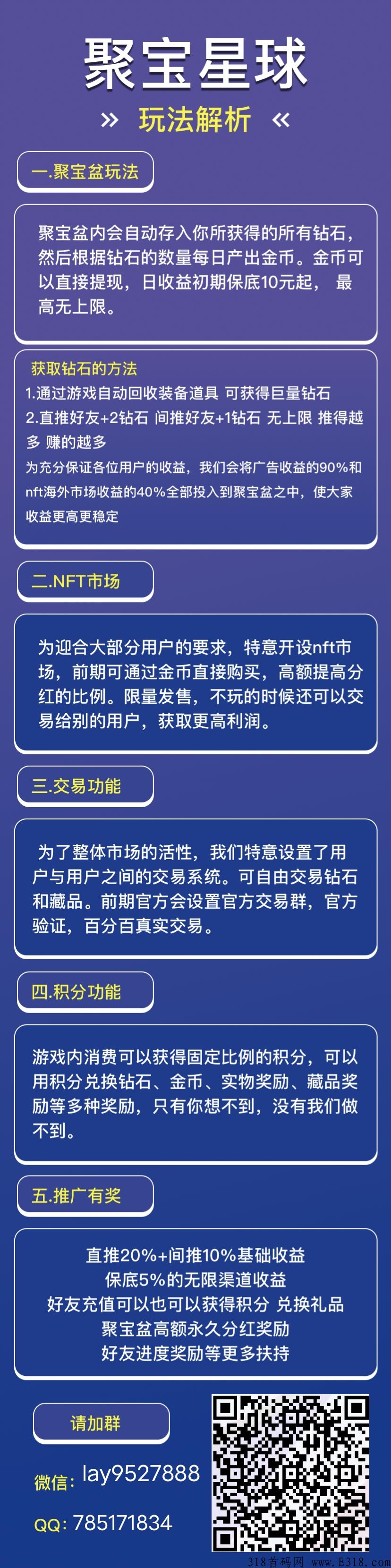 聚宝星球首发大作，享受分奖励收益