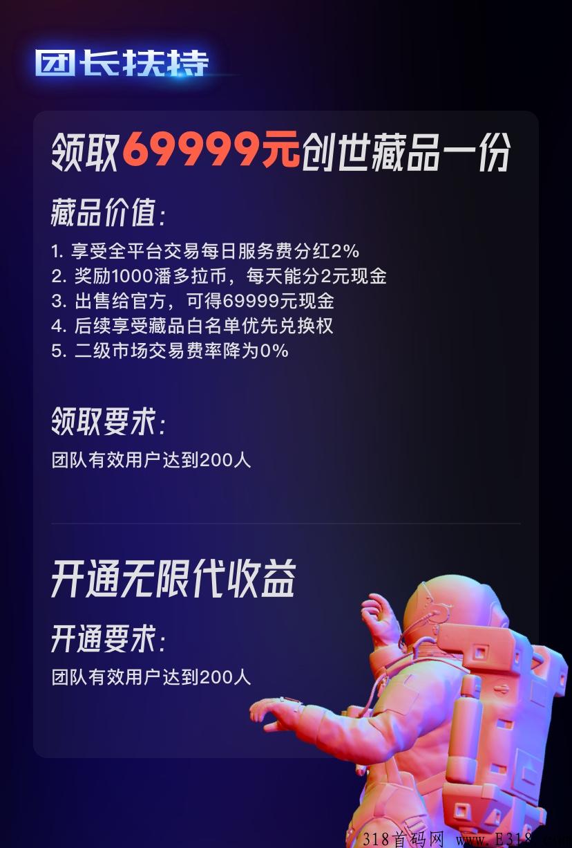 利分宝3.0，潘多拉数藏，月底震撼首发，坐享无限代