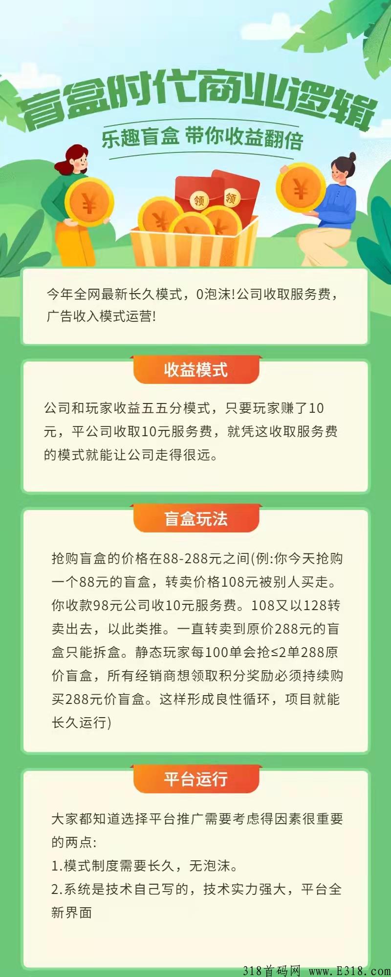 盲盒时代，拆盒吧模式，今年最牛的模式，对接团队长，待遇顶置