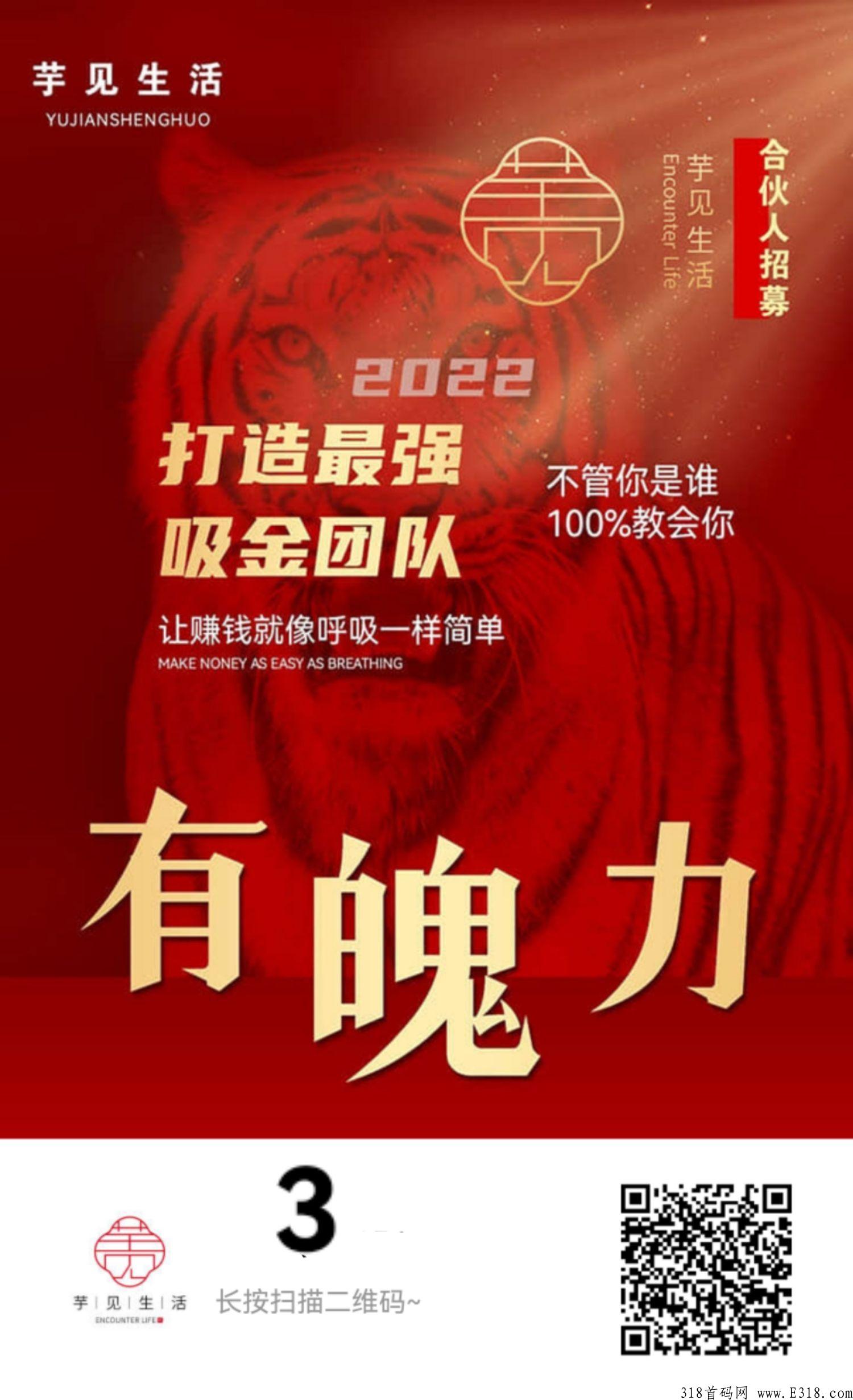 芋见生活首码，拿下级9层，轻松赚米，公司对接核心团队