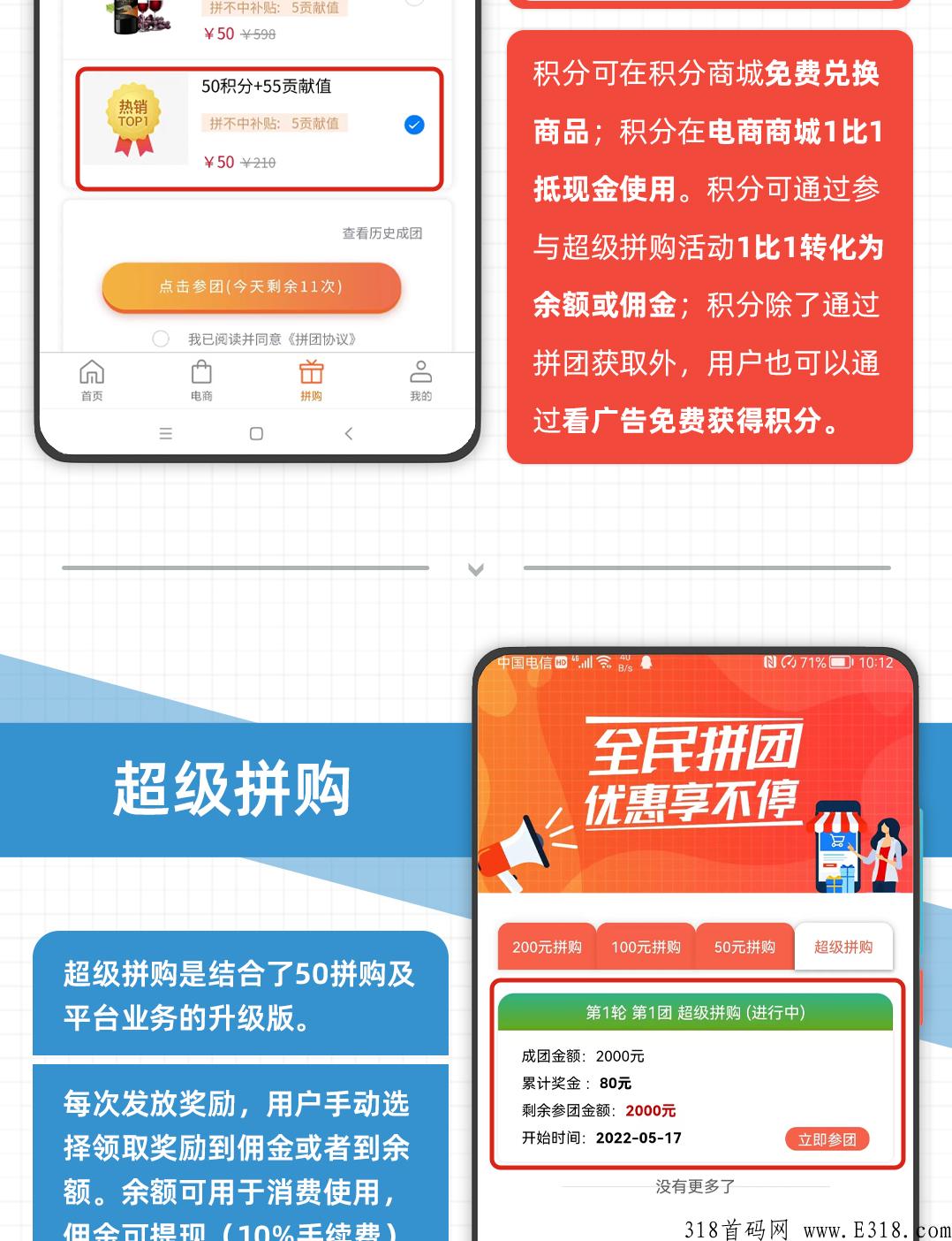 店夫子，拼团分红+众筹新玩法