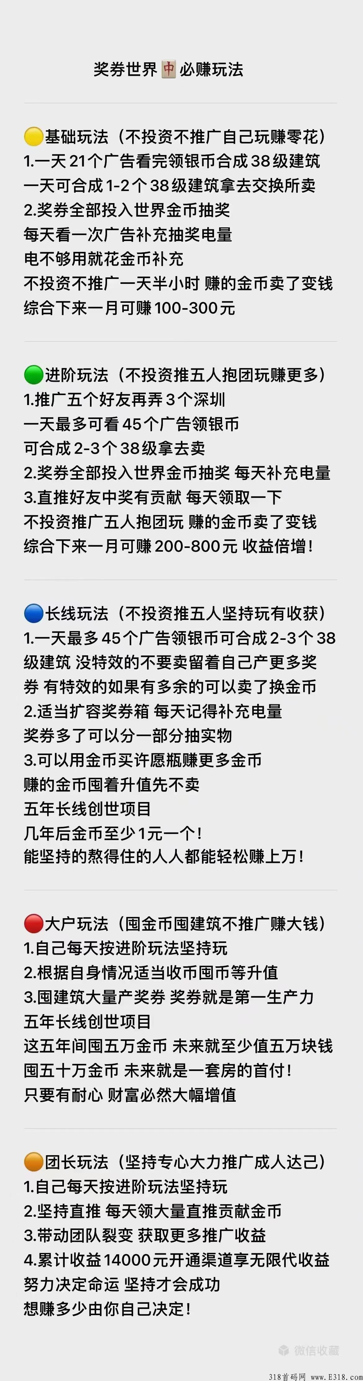 奖券世界全力扶持你们，最火项目，决定你的收入，来一趟说走就走的旅行吧！