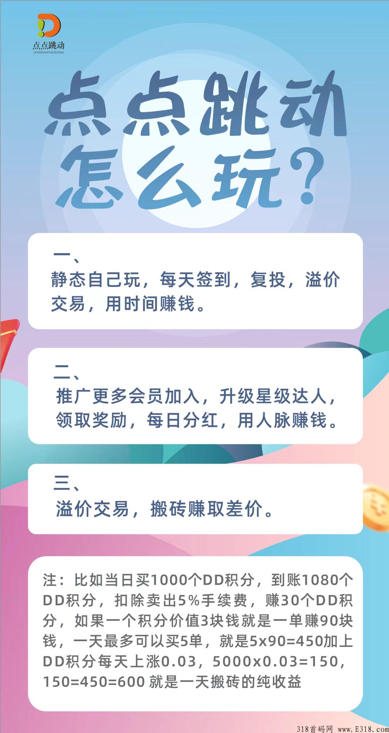 点点跳动，免费认证，首码来袭，卷轴模式