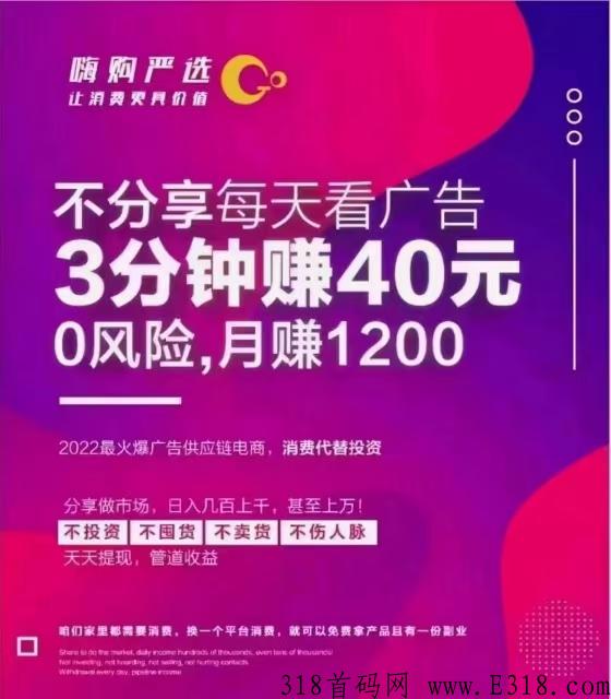 e购生活优选，全新赛道，全新风口