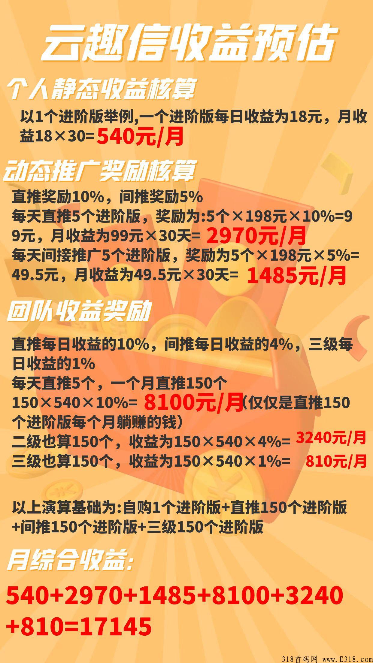 云趣信今日新上线首码软件，赶快来抢占先机吧