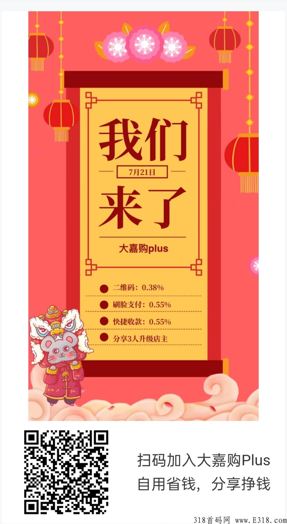 大嘉购plus首发上线，火力全开，正规大平台火爆免费直开顶级代理