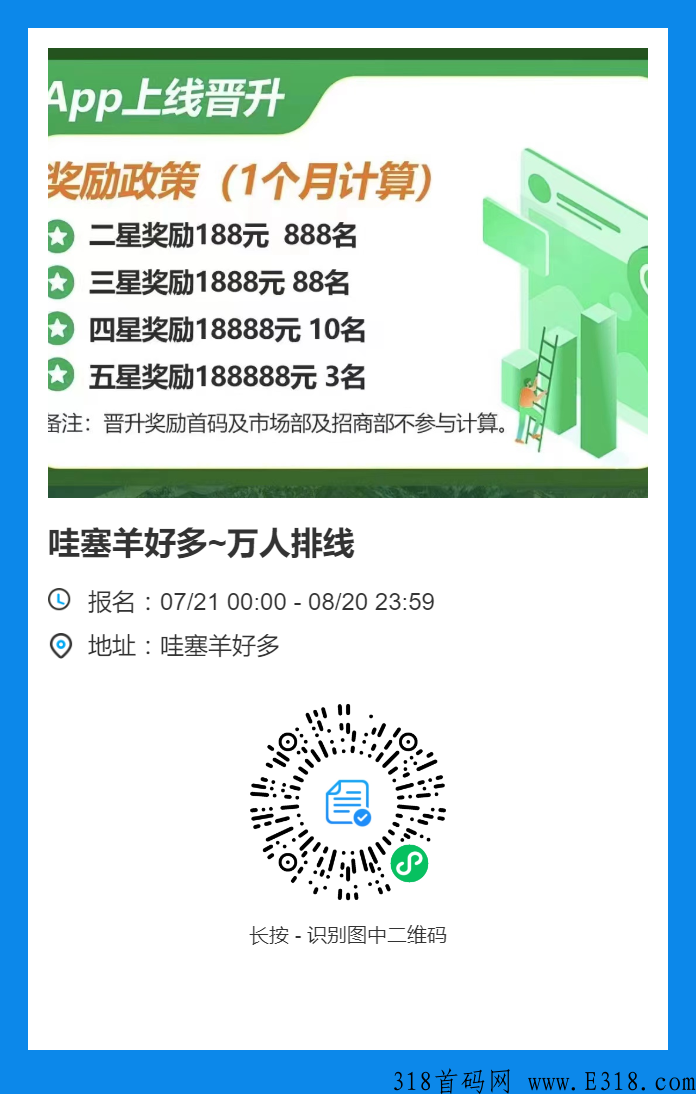 哇塞羊好多万人排线，有63亩农牧地实体产业，一个由线下拓展到线上的项目