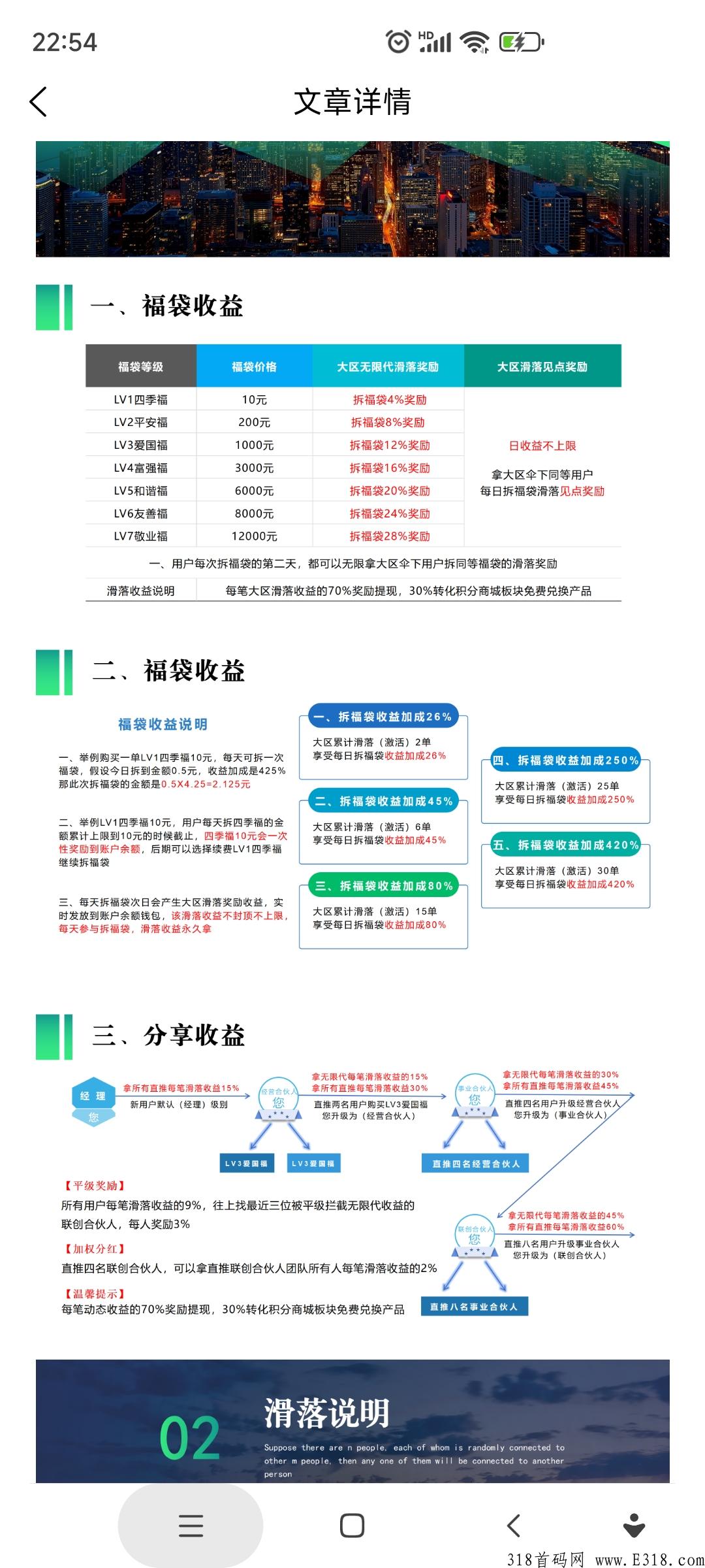 首码七福优选，滑落模式，先到先得