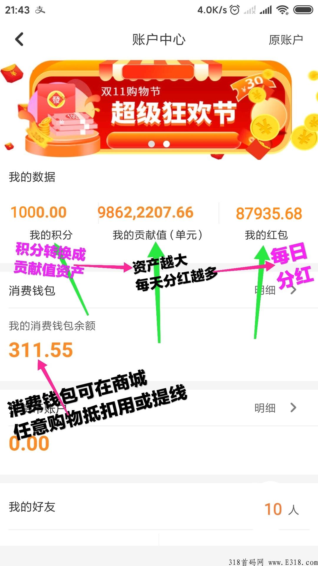 君凤煌天天自动分奖励啦，不要白不要