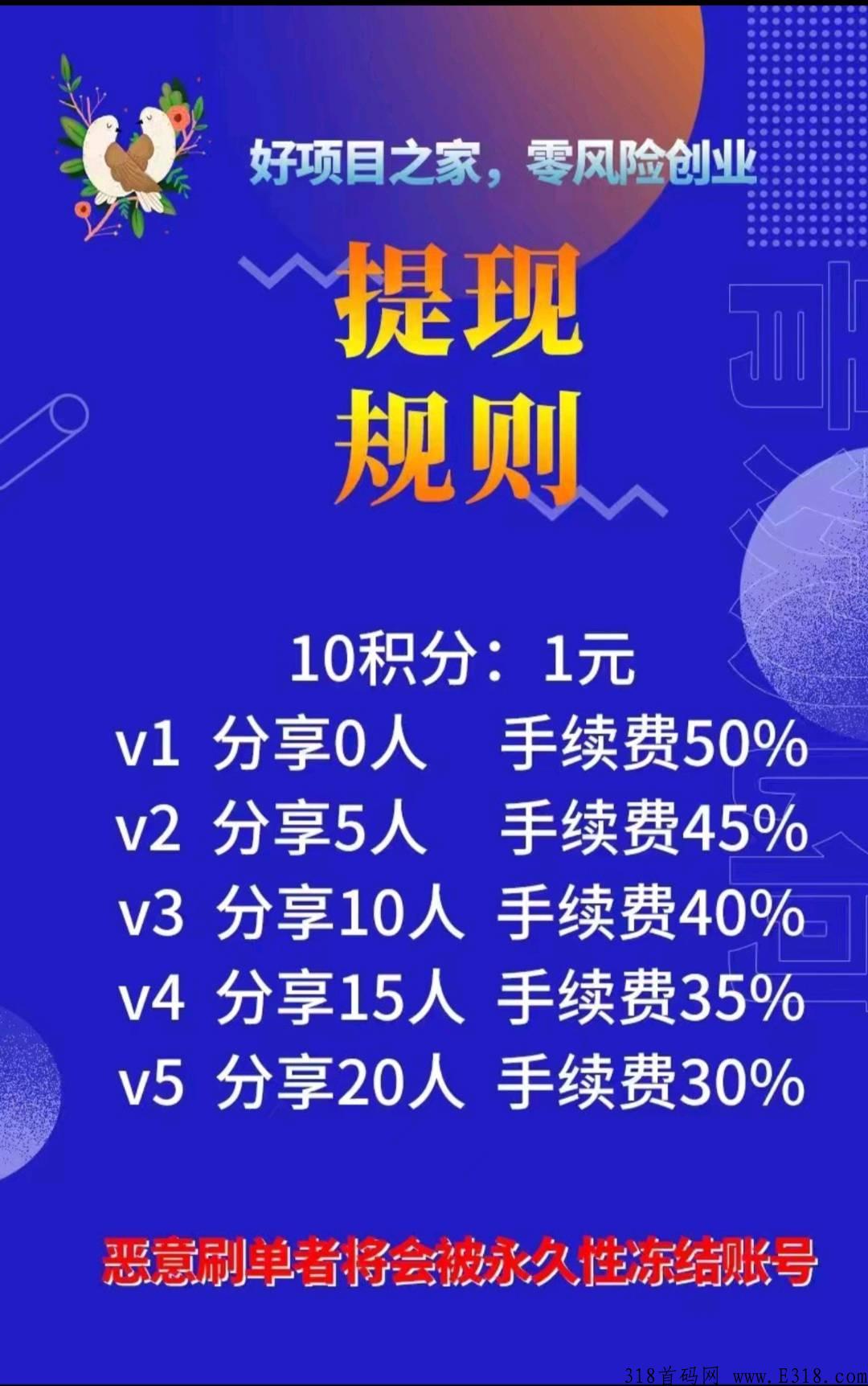 新项目，每天签到，看三个视频得奖励，邀请新人注册也有