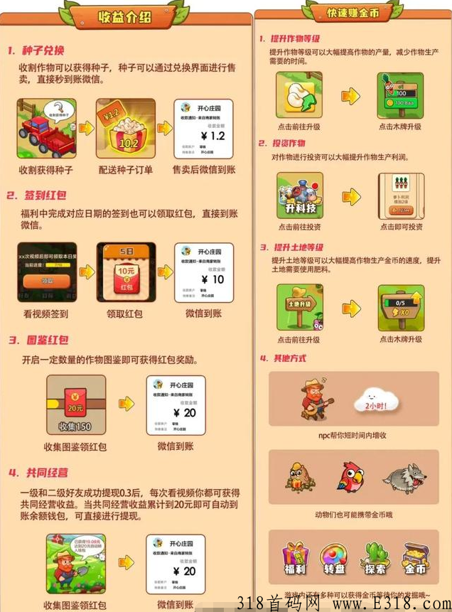 长久大盘/小吃街同公司同款，开心庄园